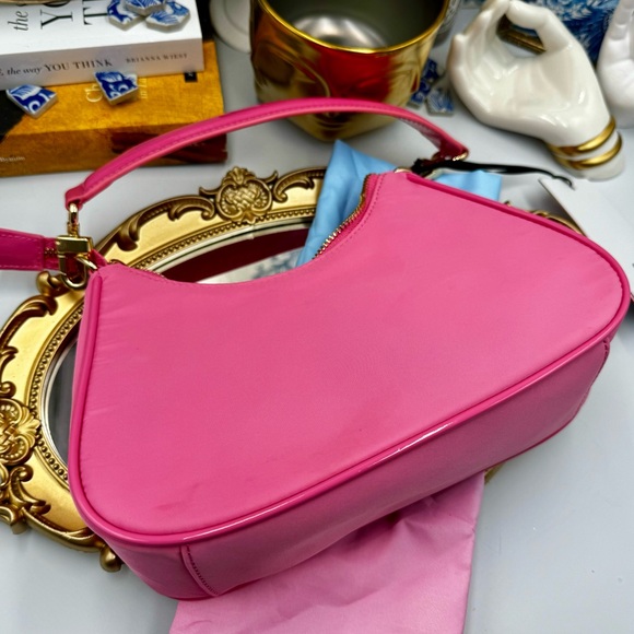 🆕 CHIARA FERRAGNI 🧿 NWT Vicky Eyelike Tote Bag - Borsa a Mano - Rose Pink - Picture 13 of 15